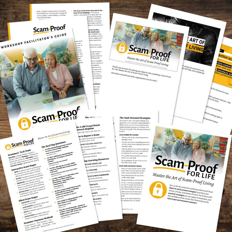Scam-Proof for Life (Workshop Companion Materials Only)